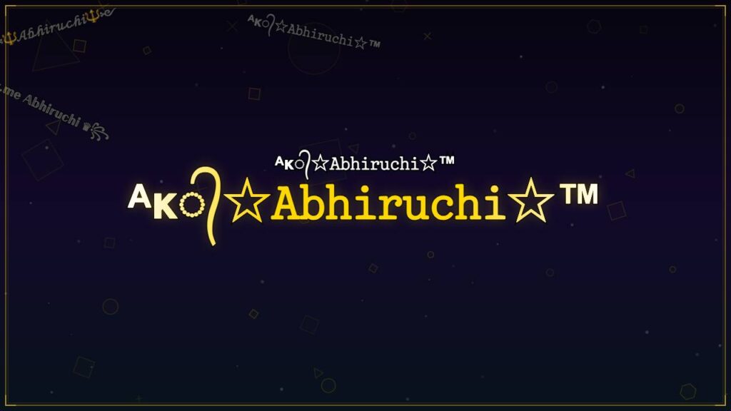 ᴬᴋ᭄☆𝙰𝚋𝚑𝚒𝚛𝚞𝚌𝚑𝚒☆™ – Abhiruchi Stylish Name