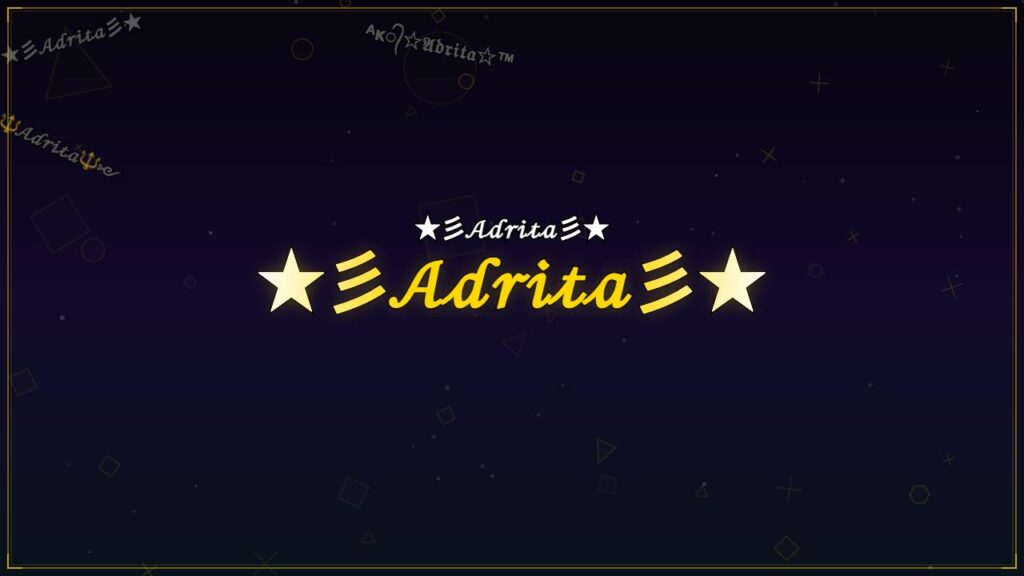 ★彡𝒜𝒹𝓇𝒾𝓉𝒶彡★ – Adrita Stylish Name