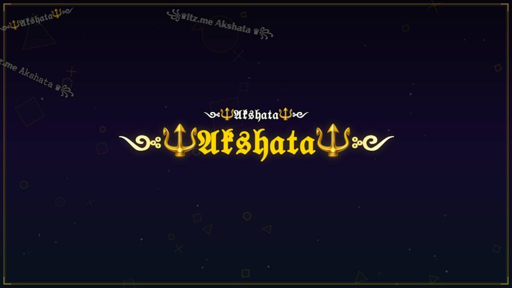༺🔱𝔄𝔨𝔰𝔥𝔞𝔱𝔞🔱༻ – Akshata Stylish Name