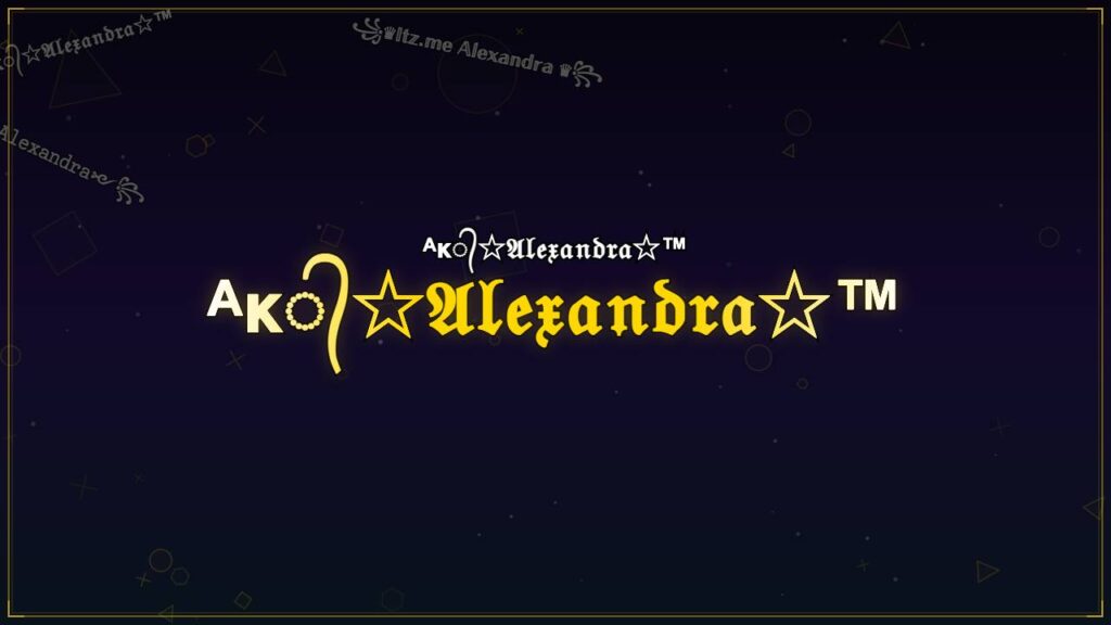 ᴬᴋ᭄☆𝔄𝔩𝔢𝔵𝔞𝔫𝔡𝔯𝔞☆™ – Alexandra Stylish Name