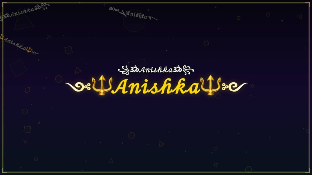 ༺🔱𝒜𝓃𝒾𝓈𝒽𝓀𝒶🔱༻ – Anishka Stylish Name