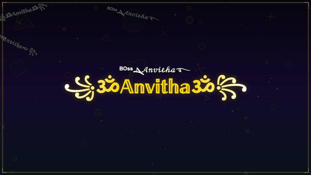 ꧁ॐ𝔸𝕟𝕧𝕚𝕥𝕙𝕒ॐ꧂ – Anvitha Stylish Name