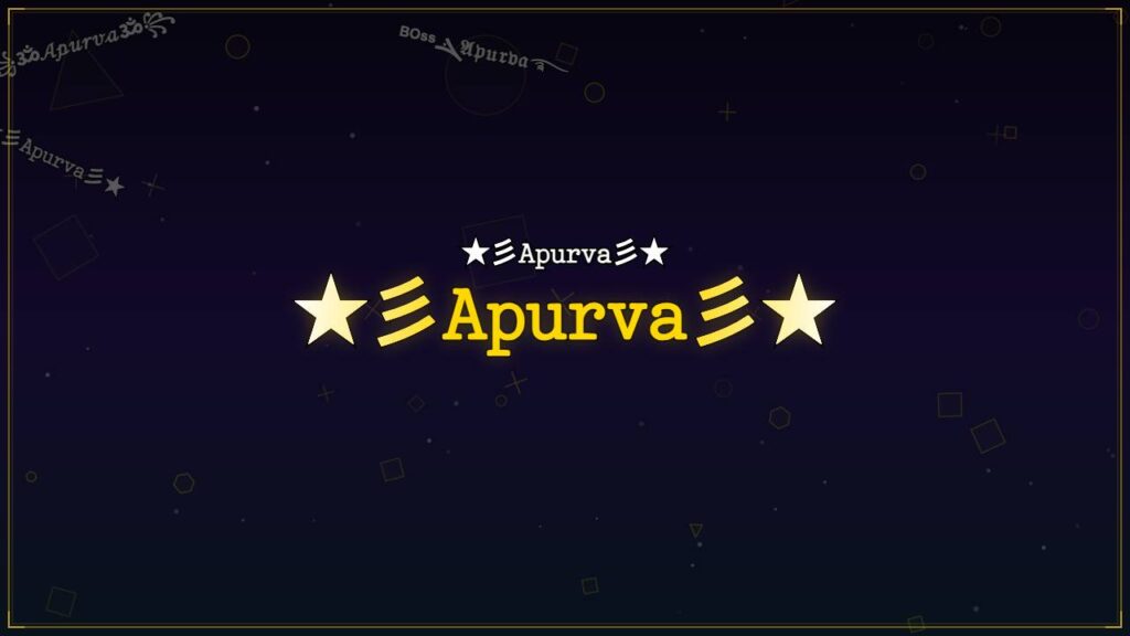 ★彡𝙰𝚙𝚞𝚛𝚟𝚊彡★ – Apurva Stylish Name
