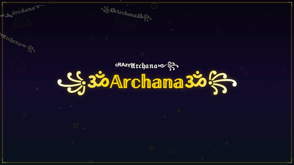 ꧁ॐ𝔸𝕣𝕔𝕙𝕒𝕟𝕒ॐ꧂ – Archana Stylish Name