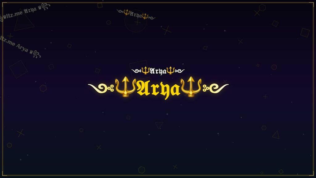 ༺🔱𝔄𝔯𝔶𝔞🔱༻ – Arya Stylish Name
