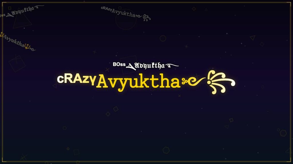 ᶜᴿᴬᶻᵞ𝙰𝚟𝚢𝚞𝚔𝚝𝚑𝚊༻꧂ – Avyuktha Stylish Name