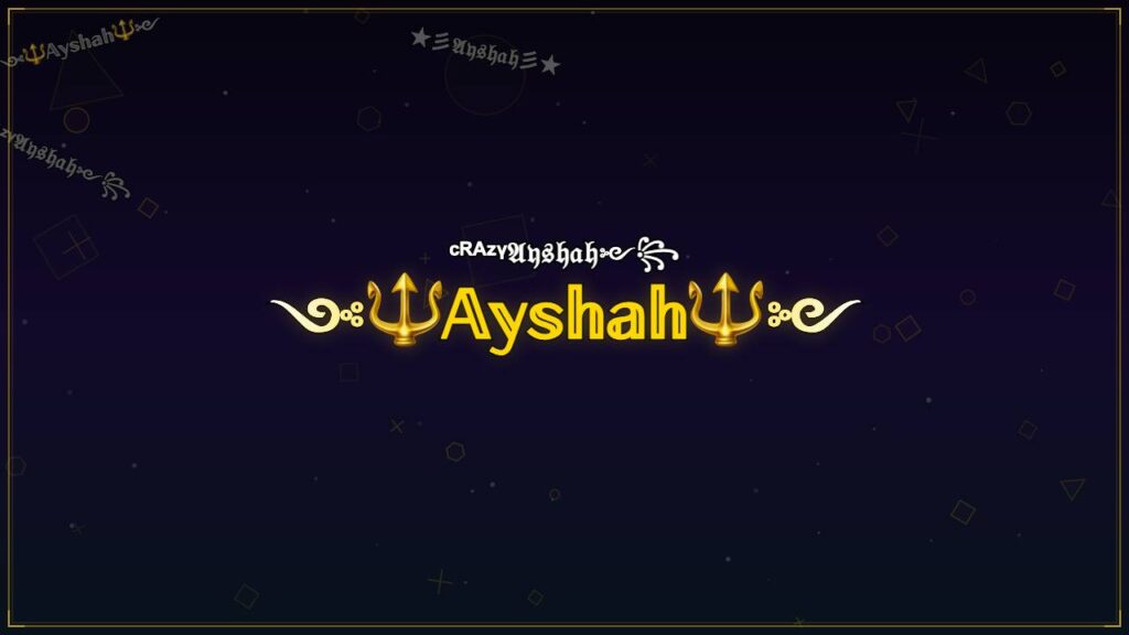 ༺🔱𝔸𝕪𝕤𝕙𝕒𝕙🔱༻ – Ayshah Stylish Name