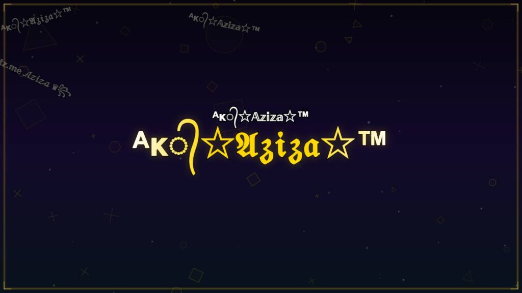 ᴬᴋ᭄☆𝔄𝔷𝔦𝔷𝔞☆™ – Aziza Stylish Name