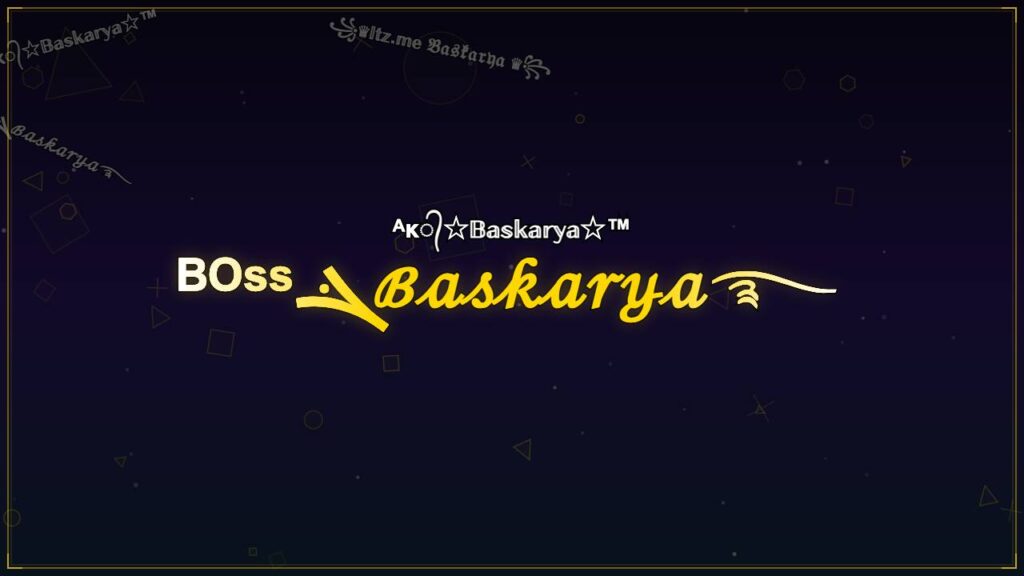 ᴮᴼˢˢܔℬ𝒶𝓈𝓀𝒶𝓇𝓎𝒶࿐ – Baskarya Stylish Name