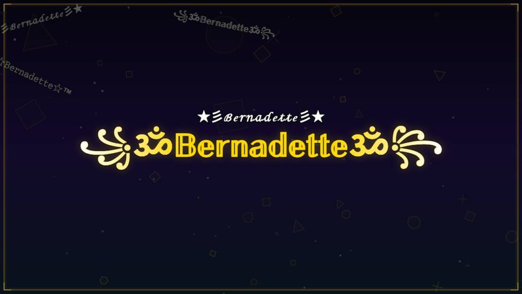 ꧁ॐ𝔹𝕖𝕣𝕟𝕒𝕕𝕖𝕥𝕥𝕖ॐ꧂ – Bernadette Stylish Name