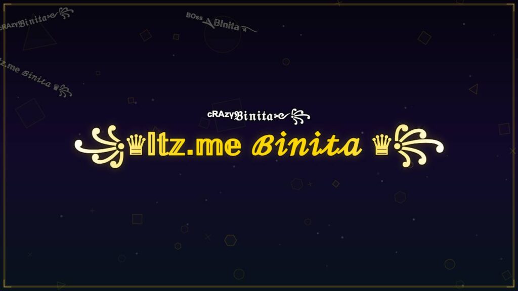 ꧁♛𝕀𝕥𝕫.𝕞𝕖 ℬ𝒾𝓃𝒾𝓉𝒶 ♛꧂ – Binita Stylish Name