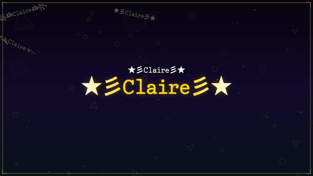★彡𝙲𝚕𝚊𝚒𝚛𝚎彡★ – Claire Stylish Name