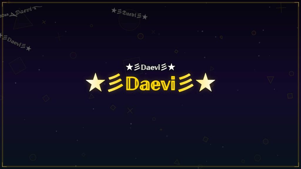 ★彡𝔻𝕒𝕖𝕧𝕚彡★ – Daevi Stylish Name
