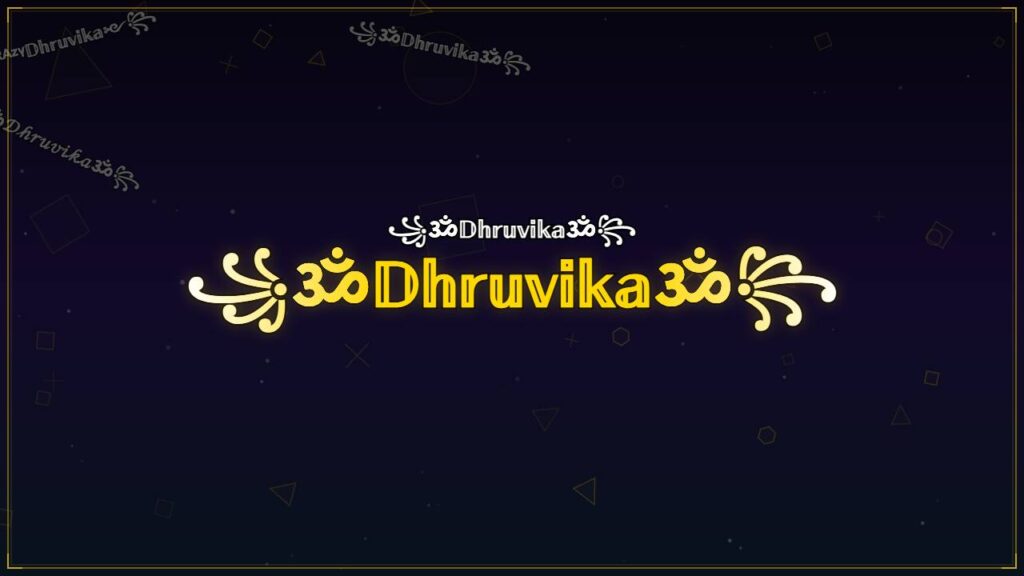 ꧁ॐ𝔻𝕙𝕣𝕦𝕧𝕚𝕜𝕒ॐ꧂ – Dhruvika Stylish Name