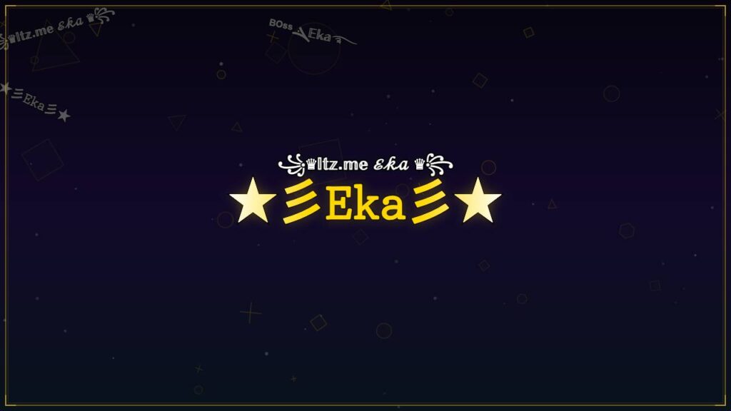 ★彡𝙴𝚔𝚊彡★ – Eka Stylish Name