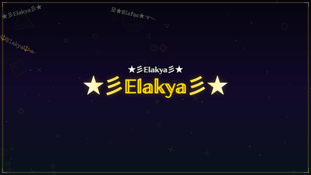 ★彡𝔼𝕝𝕒𝕜𝕪𝕒彡★ – Elakya Stylish Name