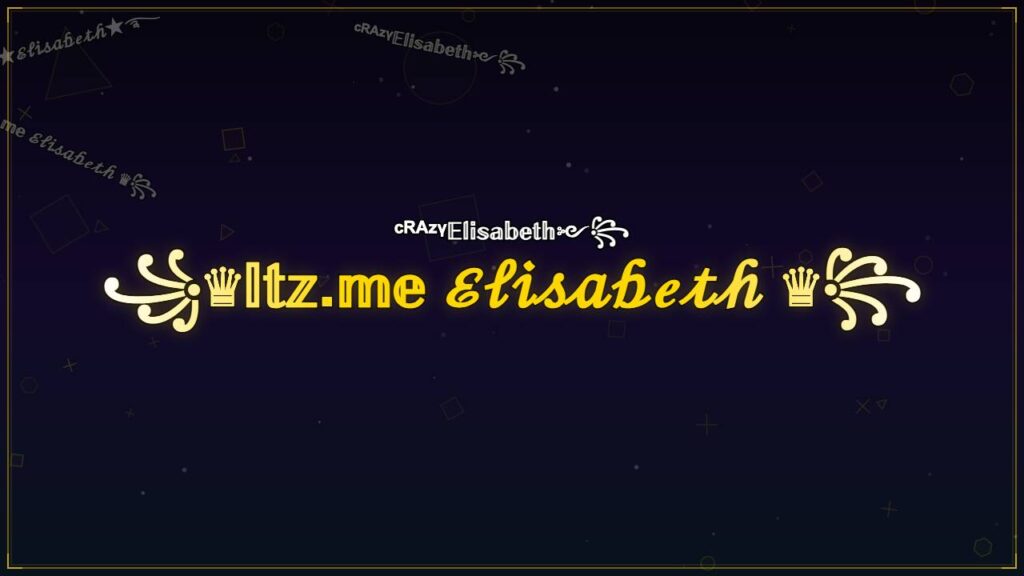 ꧁♛𝕀𝕥𝕫.𝕞𝕖 ℰ𝓁𝒾𝓈𝒶𝒷ℯ𝓉𝒽 ♛꧂ – Elisabeth Stylish Name