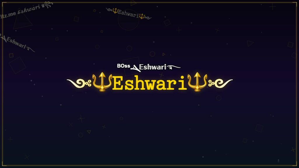 ༺🔱𝙴𝚜𝚑𝚠𝚊𝚛𝚒🔱༻ – Eshwari Stylish Name