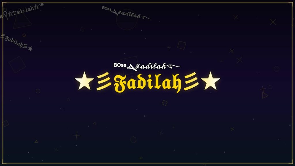 ★彡𝔉𝔞𝔡𝔦𝔩𝔞𝔥彡★ – Fadilah Stylish Name