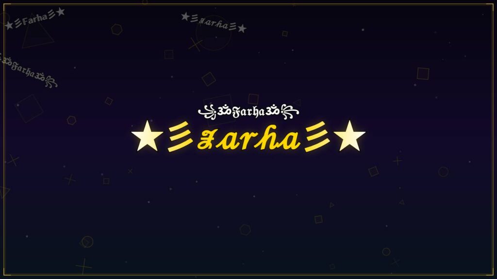 ★彡ℱ𝒶𝓇𝒽𝒶彡★ – Farha Stylish Name