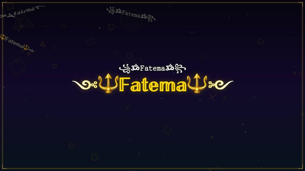 ༺🔱𝔽𝕒𝕥𝕖𝕞𝕒🔱༻ – Fatema Stylish Name