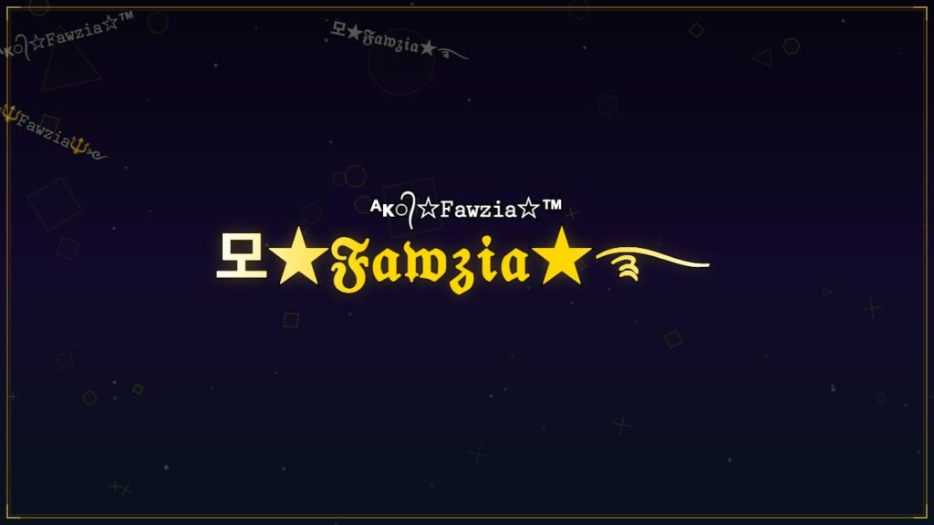 모★𝔉𝔞𝔴𝔷𝔦𝔞★࿐ – Fawzia Stylish Name