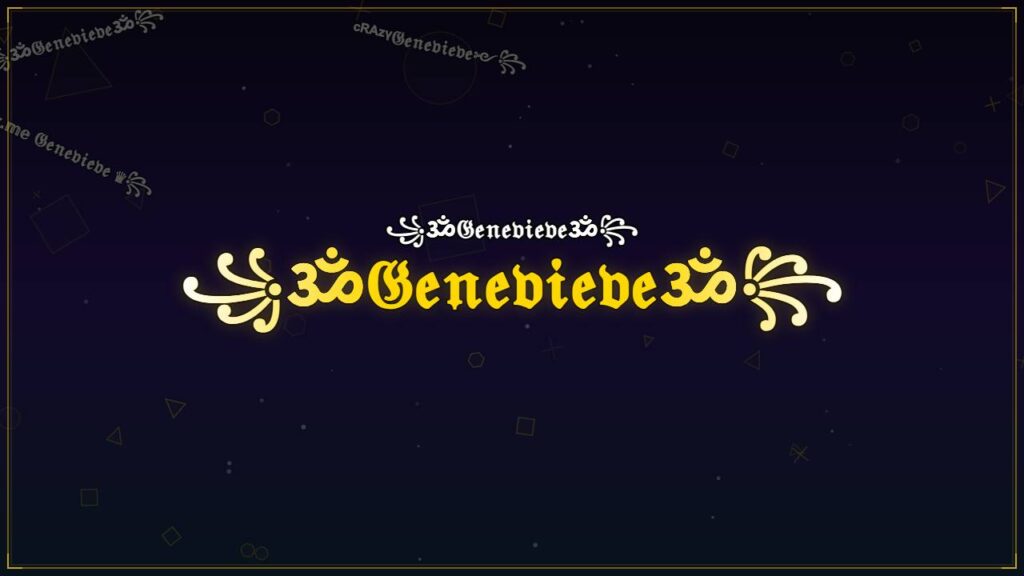 ꧁ॐ𝔊𝔢𝔫𝔢𝔳𝔦𝔢𝔳𝔢ॐ꧂ – Genevieve Stylish Name