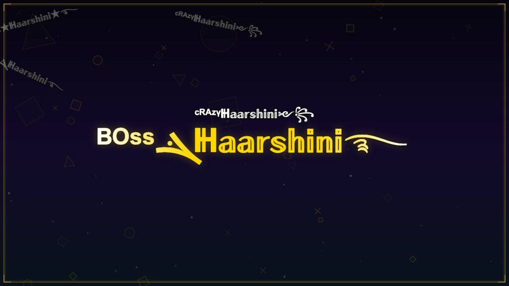 ᴮᴼˢˢܔℍ𝕒𝕒𝕣𝕤𝕙𝕚𝕟𝕚࿐ – Haarshini Stylish Name