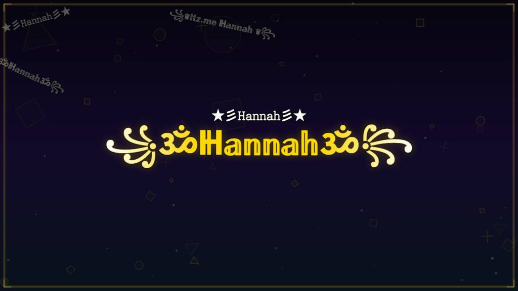 ꧁ॐℍ𝕒𝕟𝕟𝕒𝕙ॐ꧂ – Hannah Stylish Name