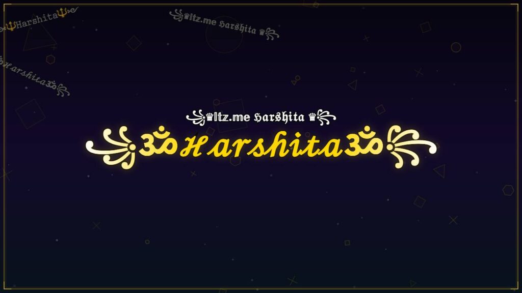 ꧁ॐℋ𝒶𝓇𝓈𝒽𝒾𝓉𝒶ॐ꧂ – Harshita Stylish Name