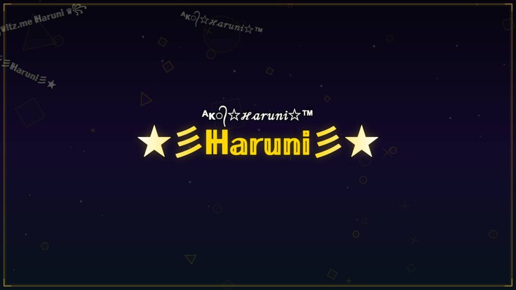 ★彡ℍ𝕒𝕣𝕦𝕟𝕚彡★ – Haruni Stylish Name
