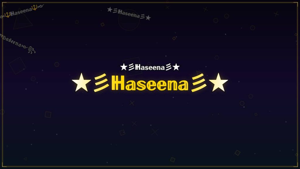 ★彡ℍ𝕒𝕤𝕖𝕖𝕟𝕒彡★ – Haseena Stylish Name