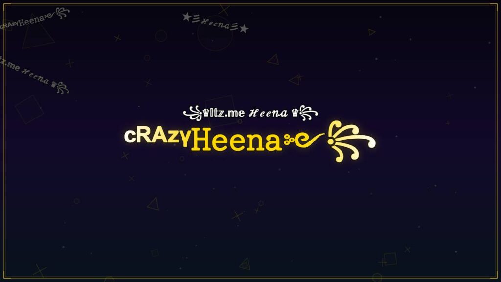 ᶜᴿᴬᶻᵞ𝙷𝚎𝚎𝚗𝚊༻꧂ – Heena Stylish Name