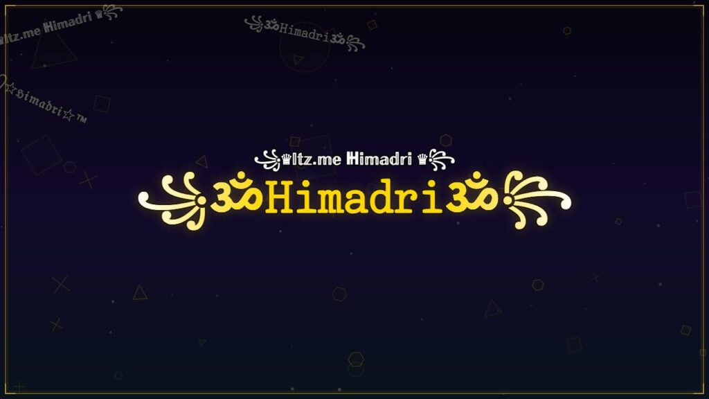 ꧁ॐ𝙷𝚒𝚖𝚊𝚍𝚛𝚒ॐ꧂ – Himadri Stylish Name