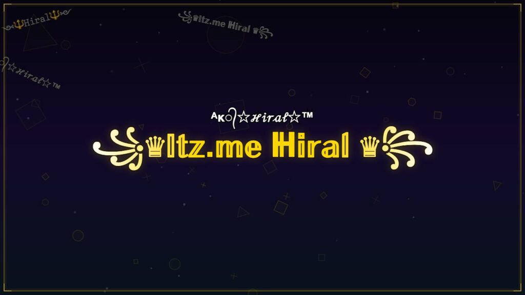 ꧁♛𝕀𝕥𝕫.𝕞𝕖 ℍ𝕚𝕣𝕒𝕝 ♛꧂ – Hiral Stylish Name