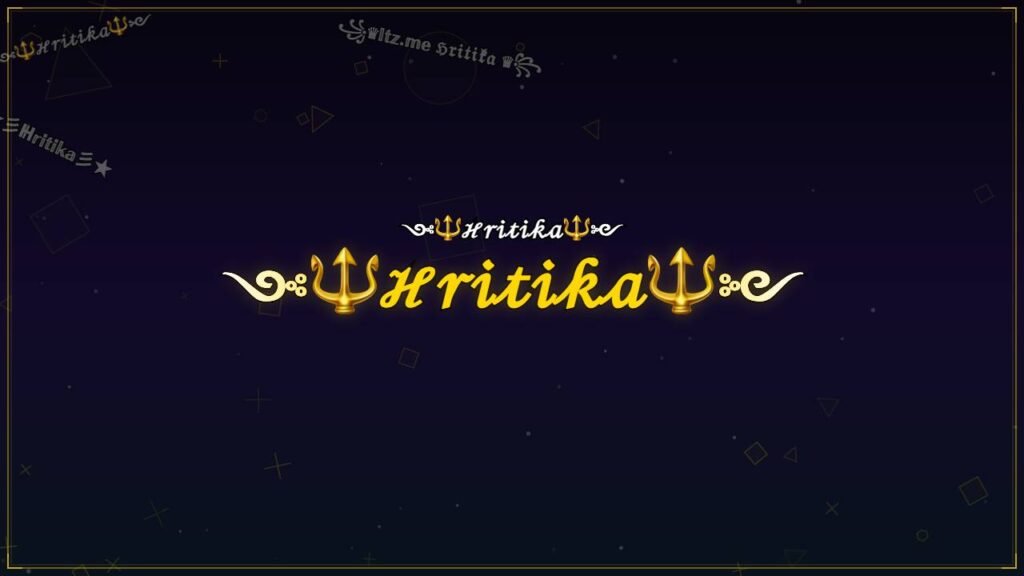 ༺🔱ℋ𝓇𝒾𝓉𝒾𝓀𝒶🔱༻ – Hritika Stylish Name
