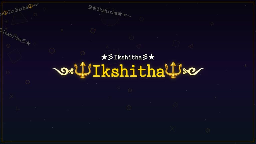 ༺🔱𝙸𝚔𝚜𝚑𝚒𝚝𝚑𝚊🔱༻ – Ikshitha Stylish Name