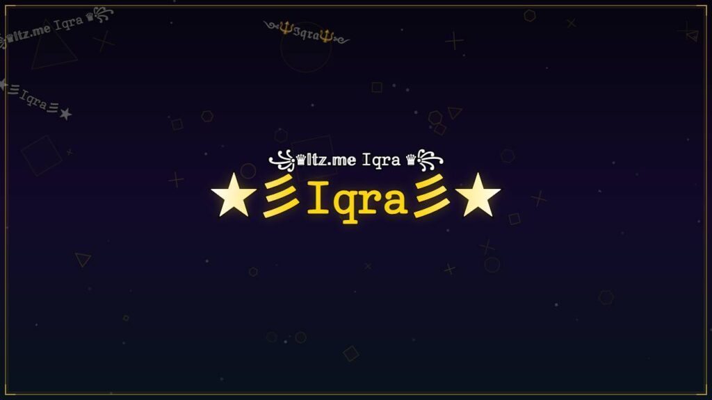 ★彡𝙸𝚚𝚛𝚊彡★ – Iqra Stylish Name