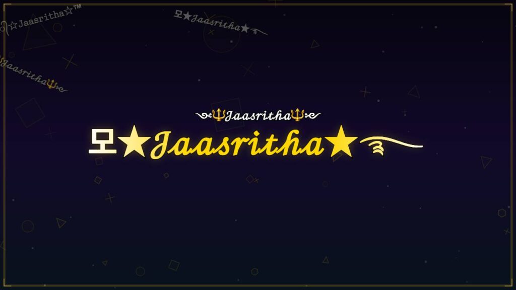 모★𝒥𝒶𝒶𝓈𝓇𝒾𝓉𝒽𝒶★࿐ – Jaasritha Stylish Name