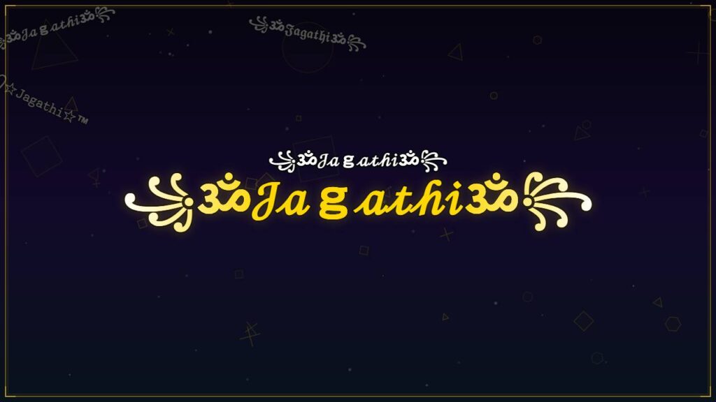 ꧁ॐ𝒥𝒶ℊ𝒶𝓉𝒽𝒾ॐ꧂ – Jagathi Stylish Name