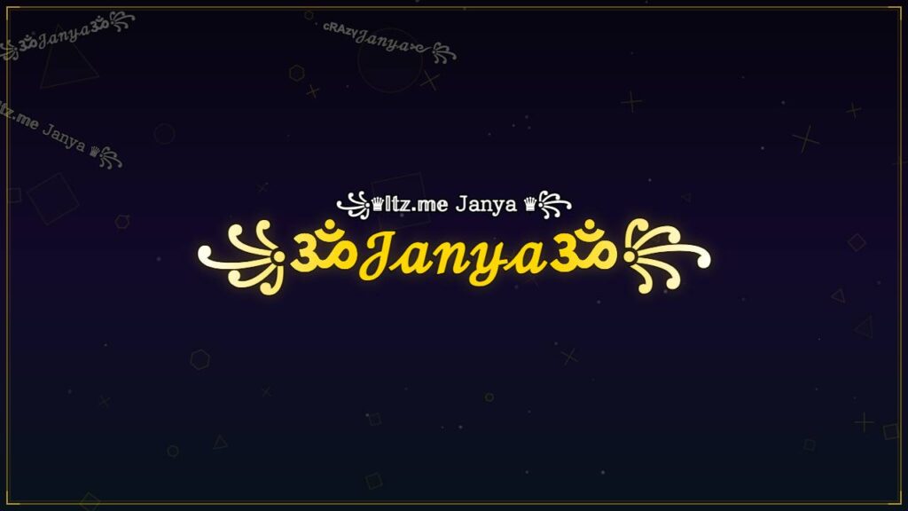 ꧁ॐ𝒥𝒶𝓃𝓎𝒶ॐ꧂ – Janya Stylish Name
