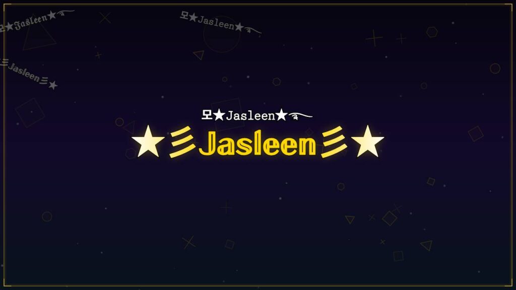 ★彡𝕁𝕒𝕤𝕝𝕖𝕖𝕟彡★ – Jasleen Stylish Name