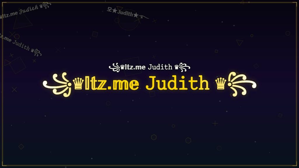꧁♛𝕀𝕥𝕫.𝕞𝕖 𝙹𝚞𝚍𝚒𝚝𝚑 ♛꧂ – Judith Stylish Name