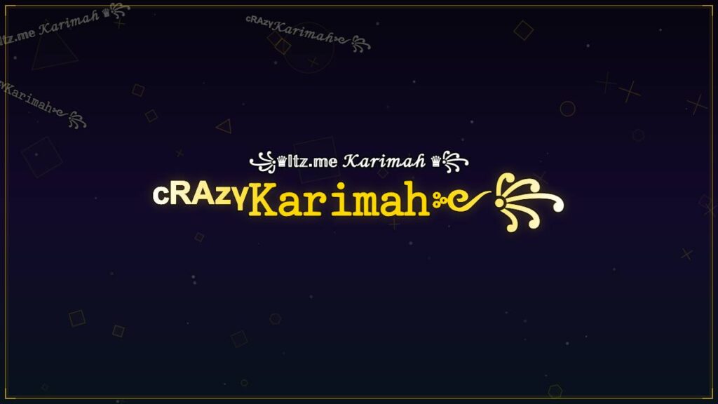 ᶜᴿᴬᶻᵞ𝙺𝚊𝚛𝚒𝚖𝚊𝚑༻꧂ – Karimah Stylish Name