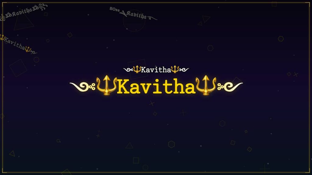 ༺🔱𝙺𝚊𝚟𝚒𝚝𝚑𝚊🔱༻ – Kavitha Stylish Name