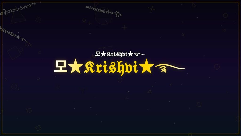 모★𝔎𝔯𝔦𝔰𝔥𝔳𝔦★࿐ – Krishvi Stylish Name
