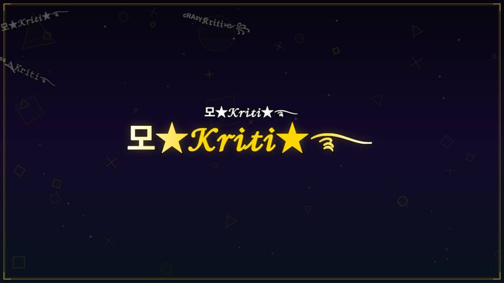 모★𝒦𝓇𝒾𝓉𝒾★࿐ – Kriti Stylish Name