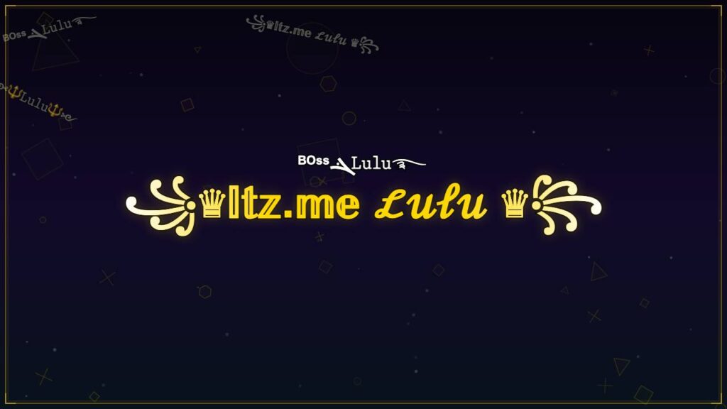 ꧁♛𝕀𝕥𝕫.𝕞𝕖 ℒ𝓊𝓁𝓊 ♛꧂ – Lulu Stylish Name