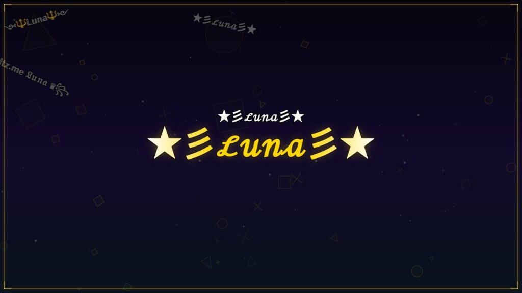 ★彡ℒ𝓊𝓃𝒶彡★ – Luna Stylish Name
