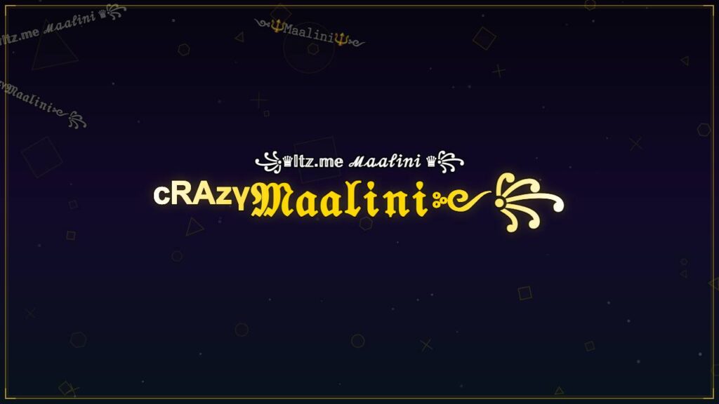ᶜᴿᴬᶻᵞ𝔐𝔞𝔞𝔩𝔦𝔫𝔦༻꧂ – Maalini Stylish Name